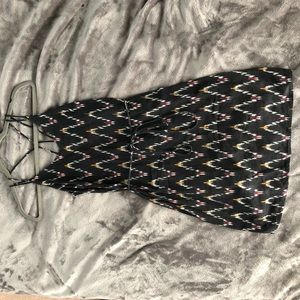 Spaghetti-strap Geo-pattered Sundress